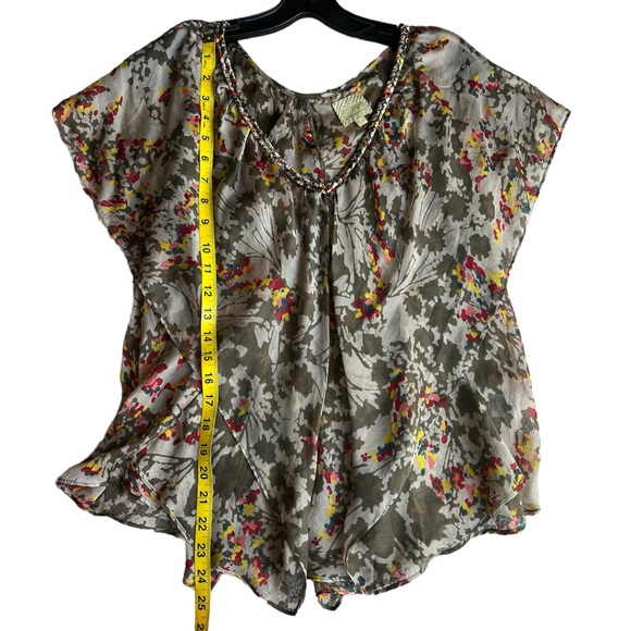 Anthropologie Silk Blouse - Picture 6 of 7